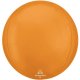 (image for) 15" Vibrant Orange Orbz Foil Balloons