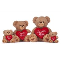 (image for) 44.5cm Light Brown Bear With Heart