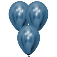 5" Reflex Blue Latex Balloons 50pk