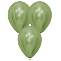 5" Reflex Lime Green Latex Balloons 50pk