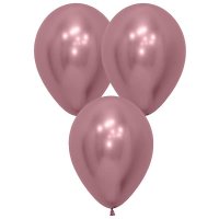 5" Reflex Pink Latex Balloons 50pk