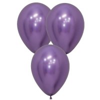 5" Reflex Purple Violet Latex Balloons 50pk