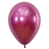 5" Reflex Fuchsia Latex Balloons 50pk