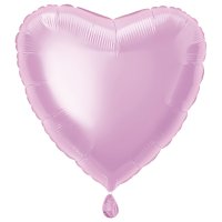 (image for) 18" Pastel Pink Heart Foil Balloons