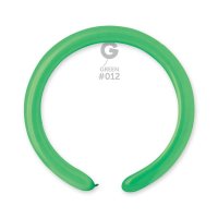 (image for) 2" Green Modelling Balloons 100pk