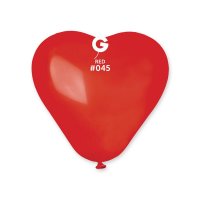 (image for) 6" Red Heart Latex Balloons 100pk