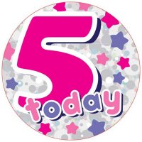 5 Today Stars Jumbo Badge