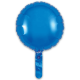 (image for) 9" Blue Round Self Sealing Foil Balloons 5pk