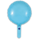 (image for) 9" Matte Blue Round Self Sealing Foil Balloons 5pk