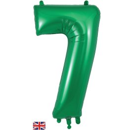 (image for) 34" Oaktree Green Number 7 Shape Balloons