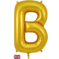 (image for) Oaktree Gold Letter B Shape Balloons