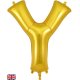 (image for) Oaktree Gold Letter Y Shape Balloons