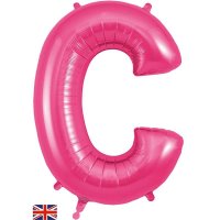 (image for) Oaktree Pink Letter C Shape Balloons