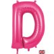 (image for) Oaktree Pink Letter D Shape Balloons