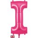 (image for) Oaktree Pink Letter I Shape Balloons