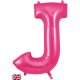 (image for) Oaktree Pink Letter J Shape Balloons