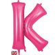 (image for) Oaktree Pink Letter K Shape Balloons