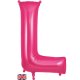 (image for) Oaktree Pink Letter L Shape Balloons