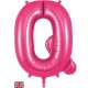 (image for) Oaktree Pink Letter Q Shape Balloons