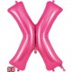 (image for) Oaktree Pink Letter X Shape Balloons