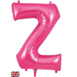 (image for) Oaktree Pink Letter Z Shape Balloons