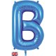 (image for) Oaktree Blue Letter B Shape Balloons