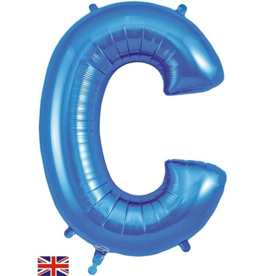 (image for) Oaktree Blue Letter C Shape Balloons