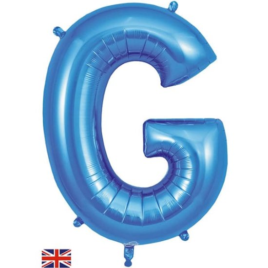 (image for) Oaktree Blue Letter G Shape Balloons