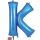 (image for) Oaktree Blue Letter K Shape Balloons