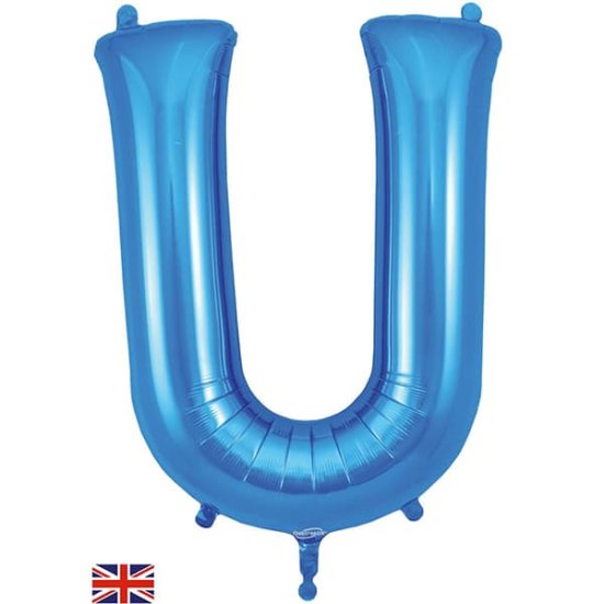 (image for) Oaktree Blue Letter U Shape Balloons