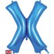 (image for) Oaktree Blue Letter X Shape Balloons