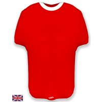 (image for) 24" Red Metallic Sports Shirt Shape Balloons