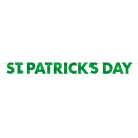 Happy St Patrick's Day Letter Banner