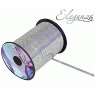 (image for) Metallic Holographic Silver Curling Ribbons 250 Yards