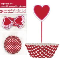 Valentines Cupcake Kit 24pc