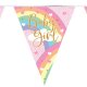 (image for) Pastel Rainbow Baby Girl Bunting