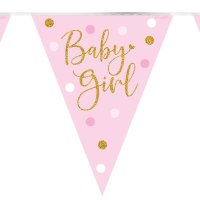 (image for) Sparkling Baby Girl Dots Bunting