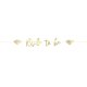 (image for) Gold Bride To Be Script Banner