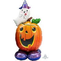 (image for) Pumpkin & Ghost Airloonz Foil Balloons