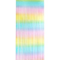 Metallic Pastel Rainbow Foil Door Curtain