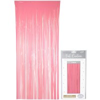 (image for) Pastel Pink Foil Door Curtain