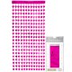 (image for) Metallic Fuchsia Heart Foil Door Curtains