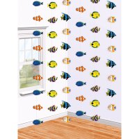 (image for) Coral Reef Fish String Decorations 6pk