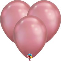 (image for) 7" Chrome Mauve Latex Balloons 100pk