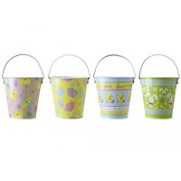Easter Tin Candy Buckets x1