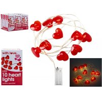 Battery Operated Heart Shaped Lights