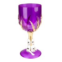Purple Skull Claw Goblet