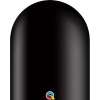 (image for) 646Q Onyx Black Modelling Balloons 50pk