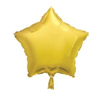 20" Champagne Gold Star Foil Balloons