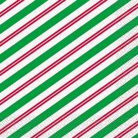 Christmas Peppermint Lunch Napkins 16pk
